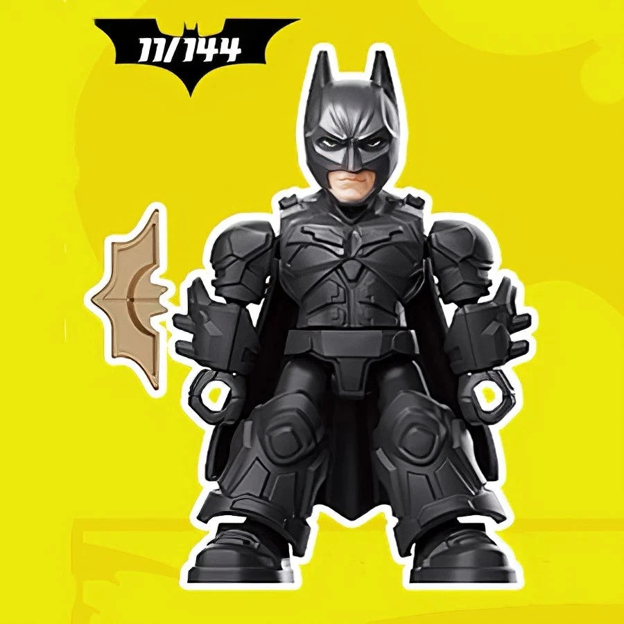 blokees dc heroes defender 2008 Dark Knight batman figure with gold batarang accessory