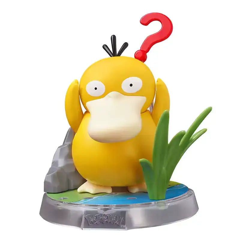 blokees pokemon psyduck on a water display