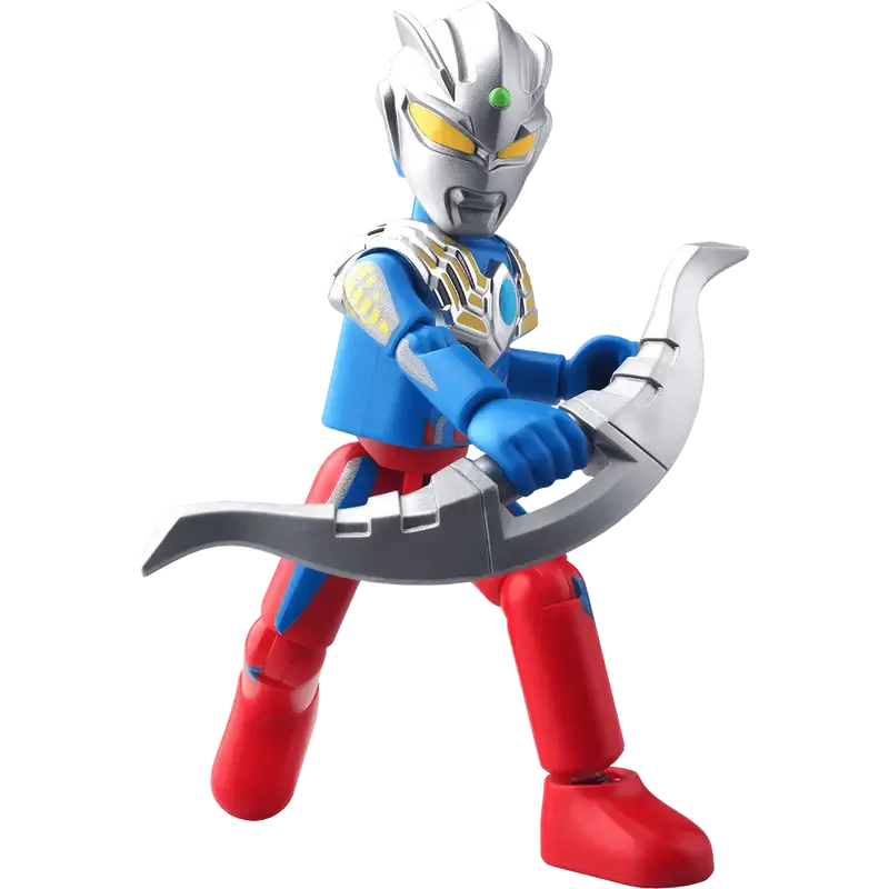 Ultraman Zero toy figure of a superhero character with a sword