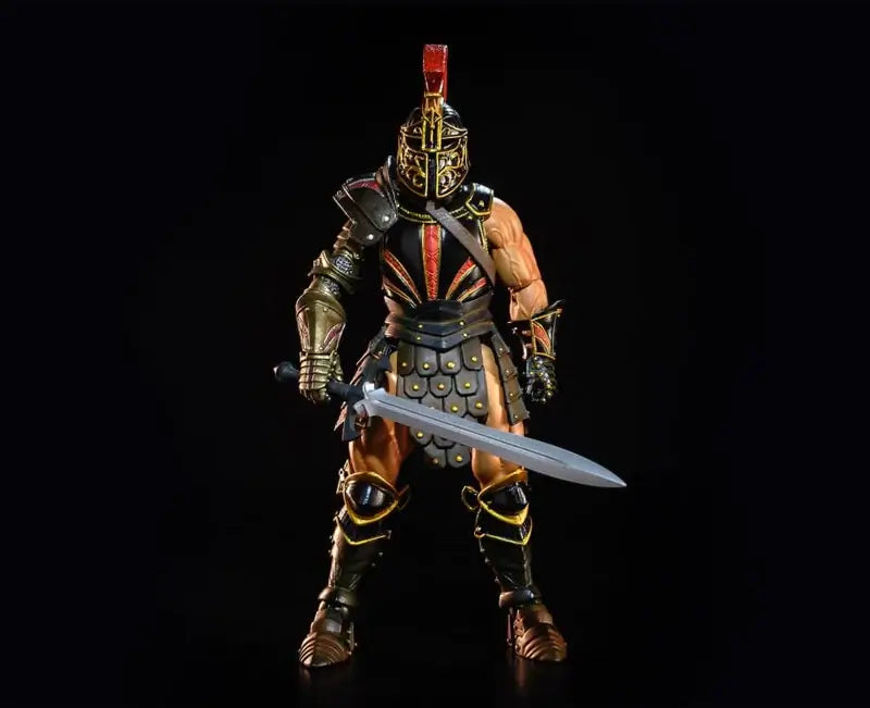 four horsemen studios mythic legions all stars 5 rahmulus front of action figure holding sword
