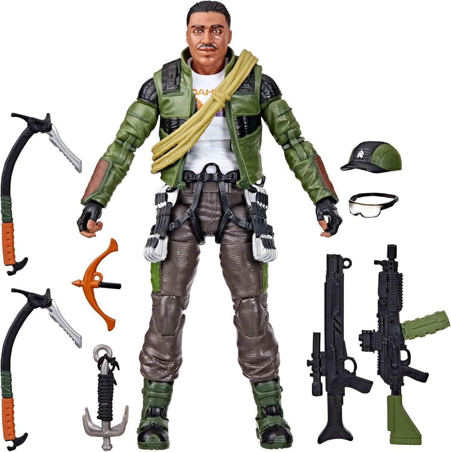 hasbro gi joe classified series alpine action figure and weapons accessories