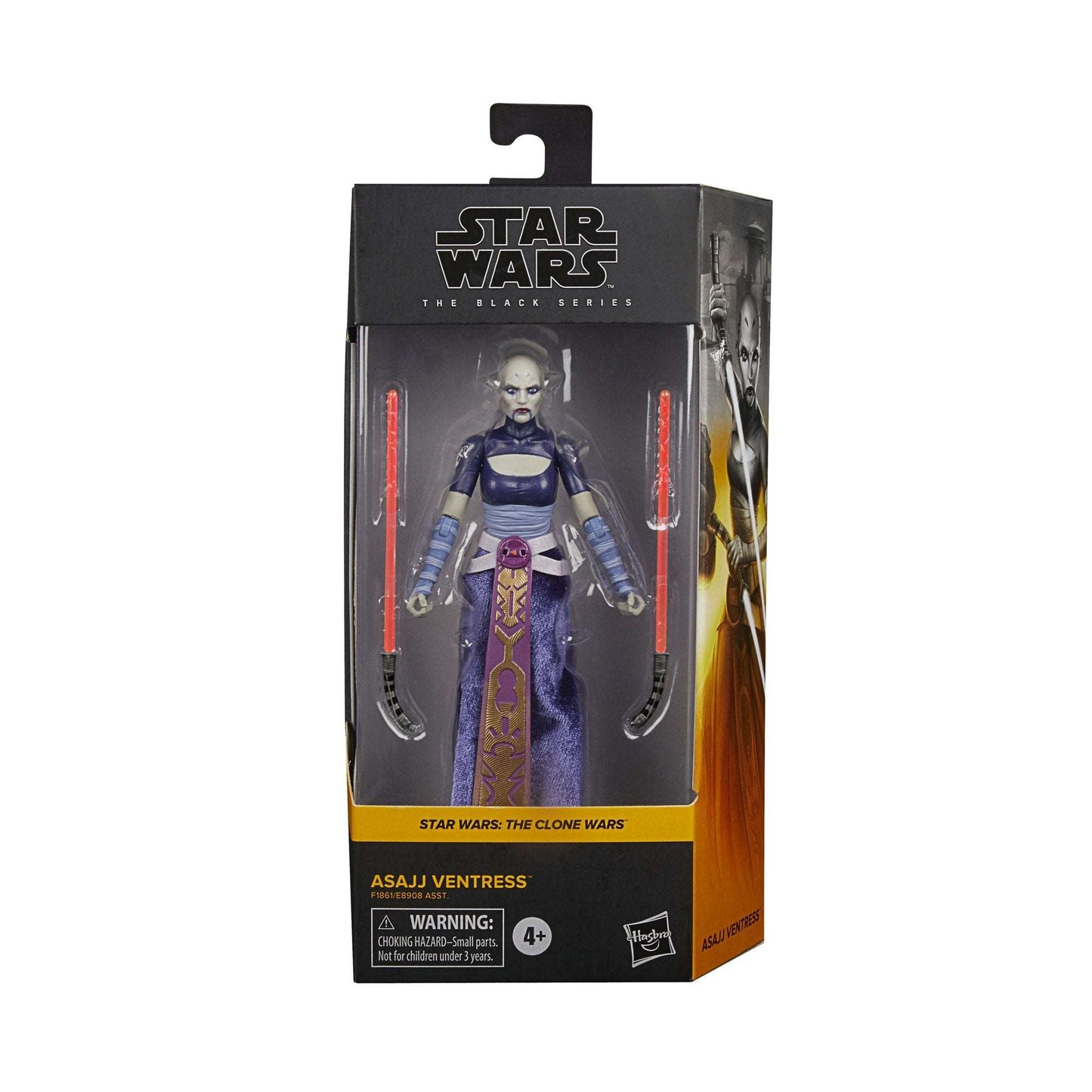 Hasbro Star Wars The Black Series Asajj Ventress in packaging