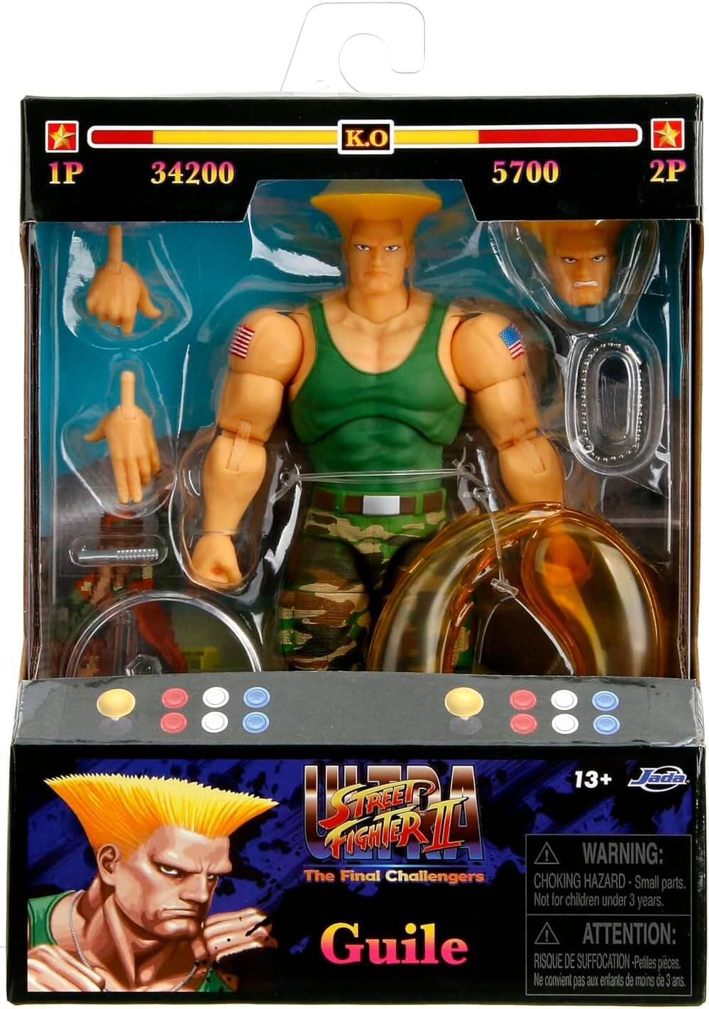新品未開封 JADA Guile ガイル ストリートファイタ JD34689 新品未開封 JADA Guile ガイル ストリートファイタ JD34689