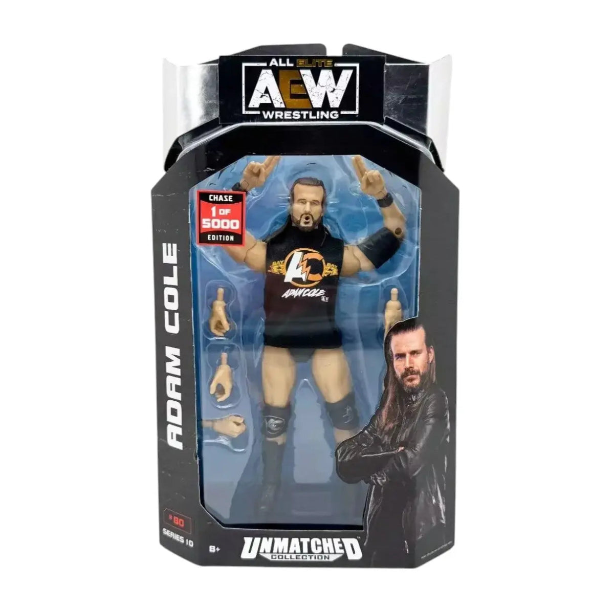 jazwares aew adam cole series 10 chase action figure 1 of 5000
