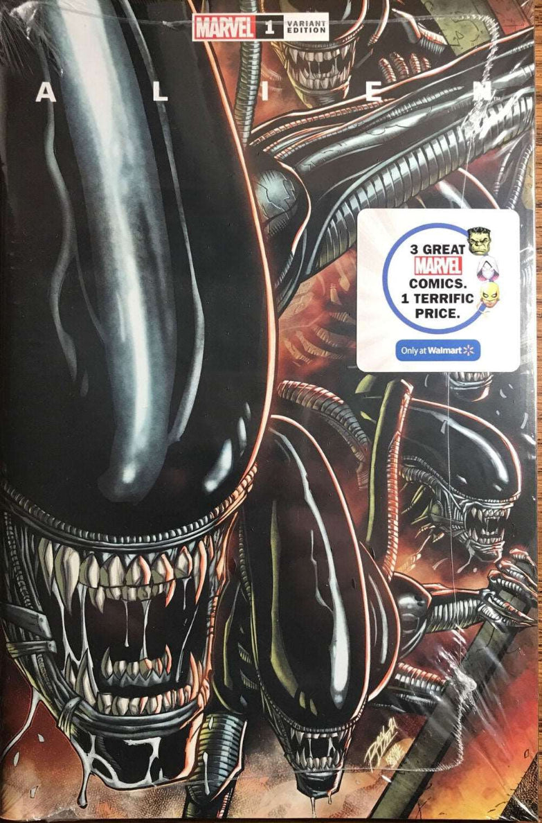 marvel comics alien issue 1 ron lim variant cover walmart comic 3 pack