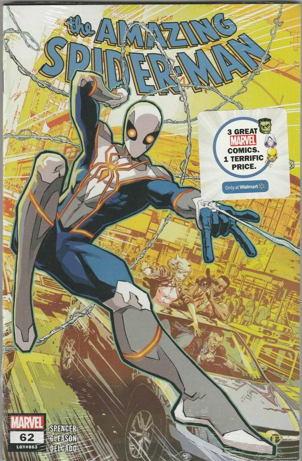 marvel comics amazing spider-man issue 62 walmart comic 3 pack
