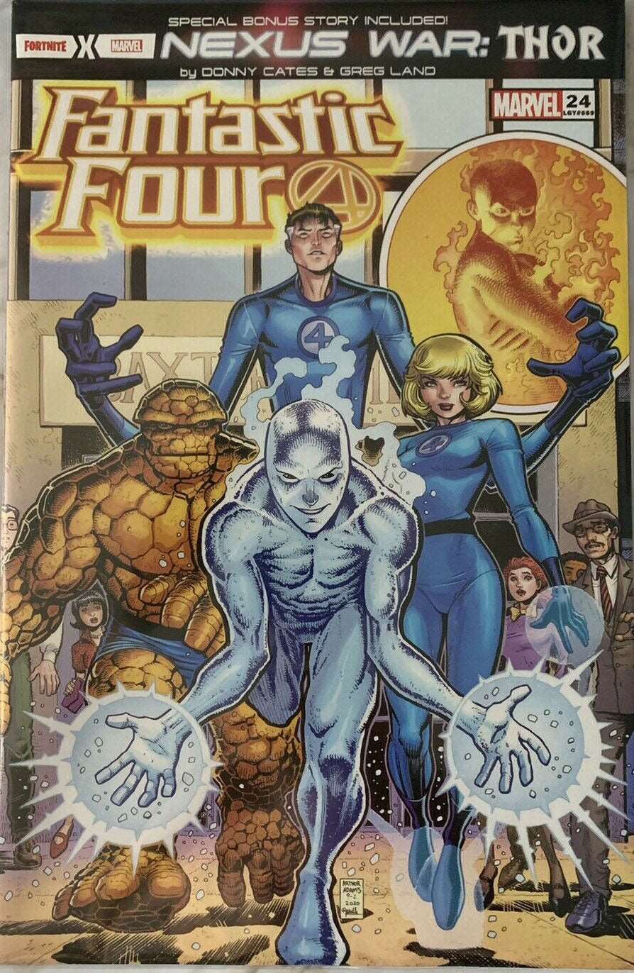 marvel comics fantastic four issue 24 legacy issue 669 arthur adams variant cover walmart comic 3 pack