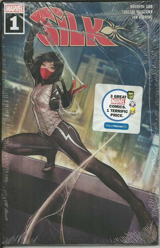 marvel comics silk issue 1 walmart comic 3 pack