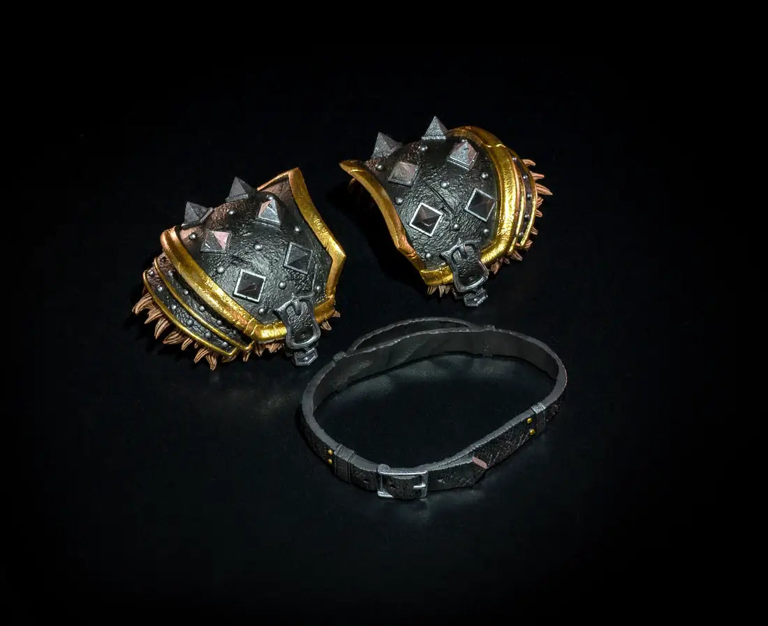 mythic legions deluxe legion builder ogre scale accessory pack shoulder armor chest belt