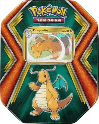 Pokmon TCG: Dragonite Dragons Tin Broke Robot Toys Pokmon TCG: Dragonite Dragons Tin Broke Robot Toys