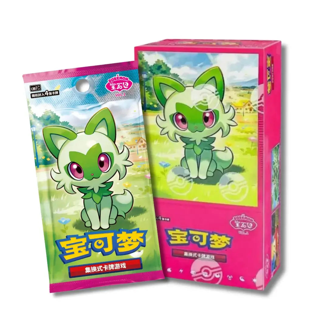 simplified chinese pokemon tcg gem volume one booster box