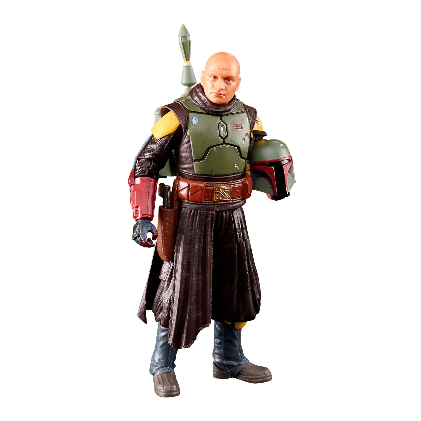 Hasbro Disney Plus Book of Boba Fett Star Wars The Black Series Boba Fett Throne Room action figure with removable helmet