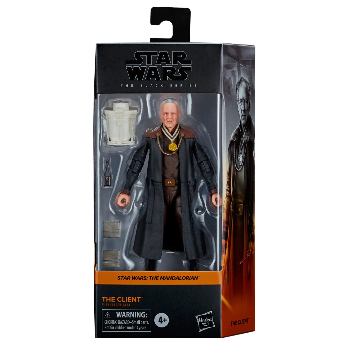 Hasbro Disney+ Star Wars The Mandoalorian The Client (Werner Herzog) action figure front of package