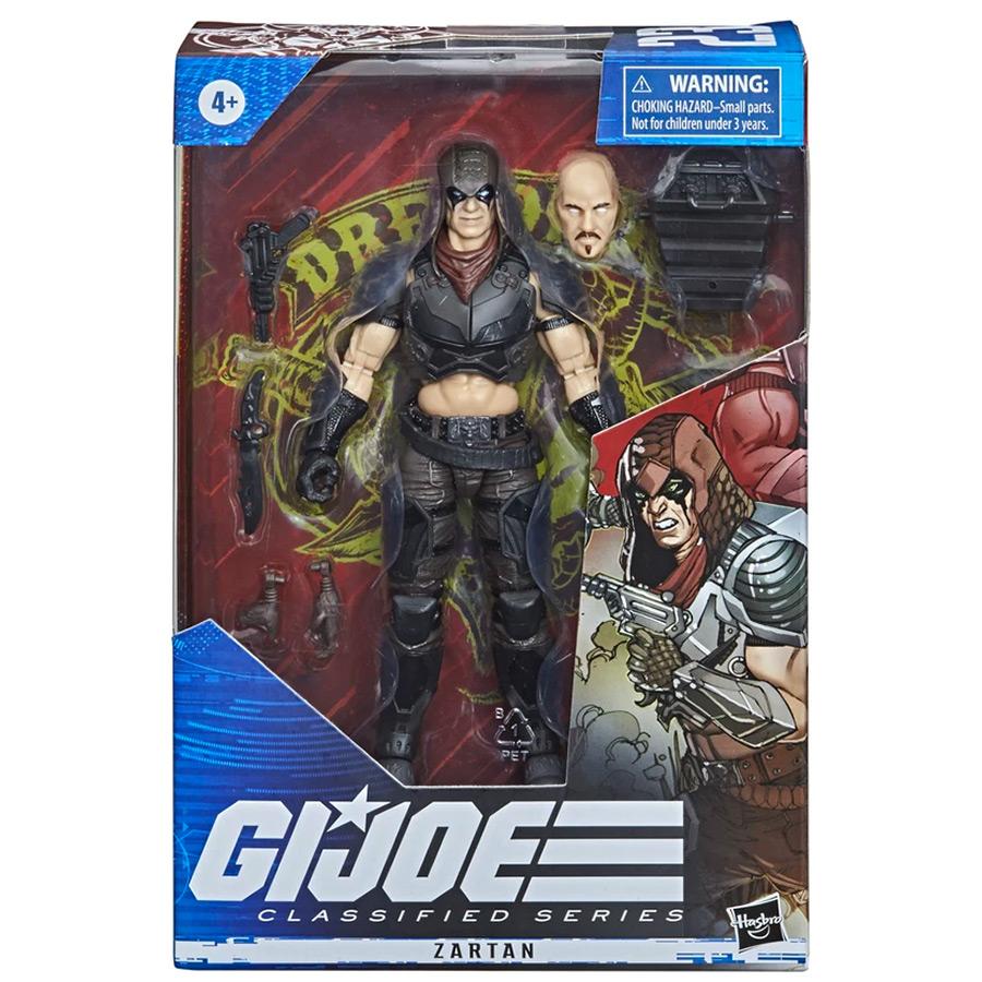 Habro GI Joe Classified Series #23 Zartan figure in packaging 6 inch