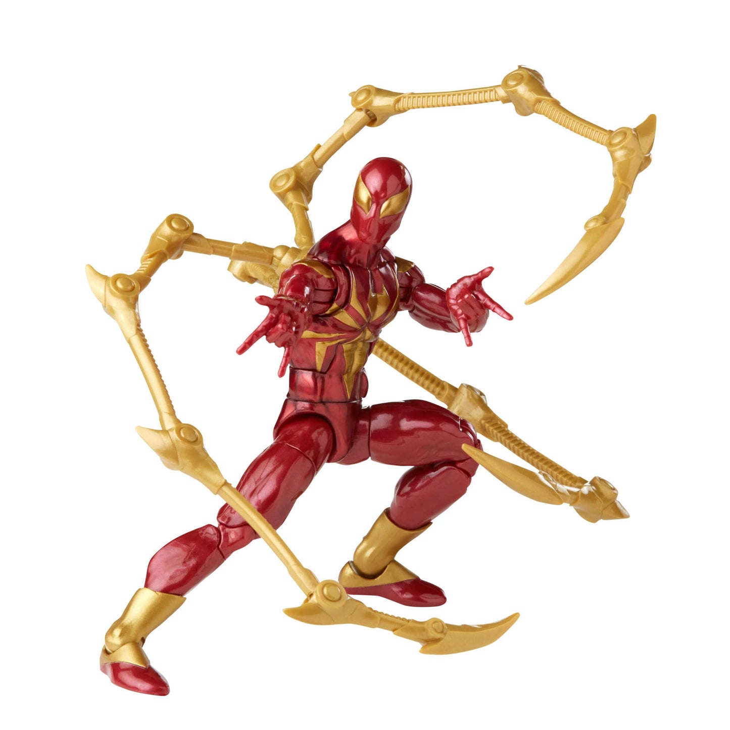 hasbro marvel legends civil war comic iron spider figure crouching