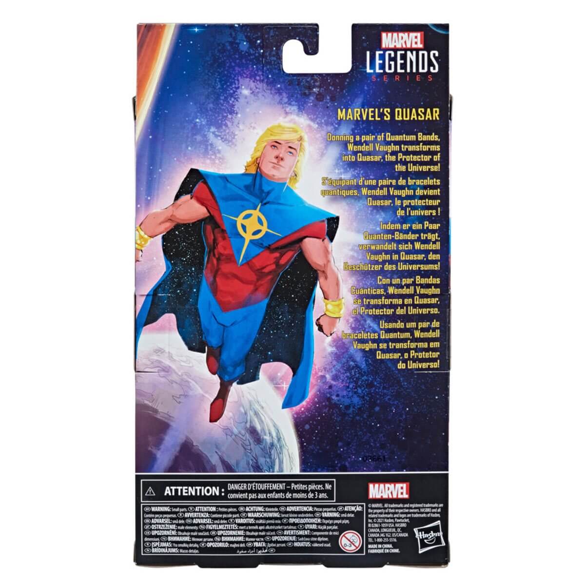 hasbro marvel legends quasar wendell vaughn back of packaging