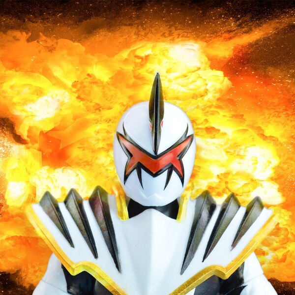 Hasbro Power Rangers Lightning Collection Dino Thunder White Ranger correct helmet with paint apps