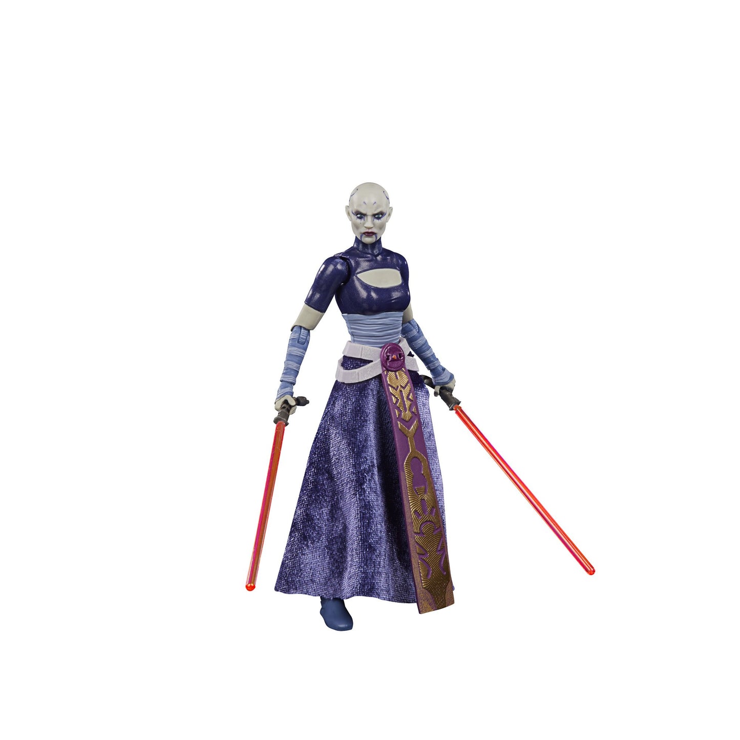 Hasbro Star Wars The Black Series Asajj Ventress with lightsabers