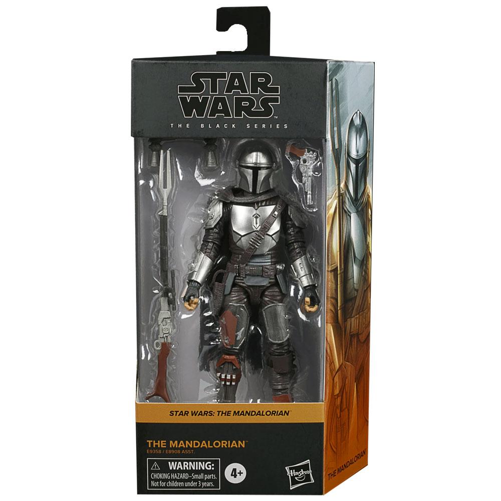 Hasbro Star Wars The Black Series The Mandalorian Beskar Armor figure in package