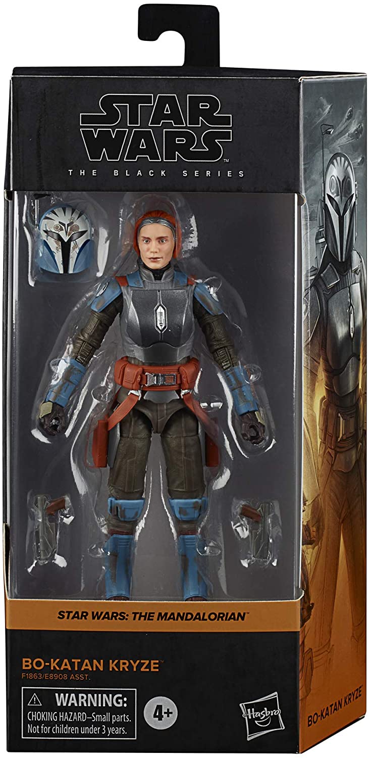 Hasbro Star Wars The Black Series The Mandalorian Bo-Katan Kryze figure in box packaging