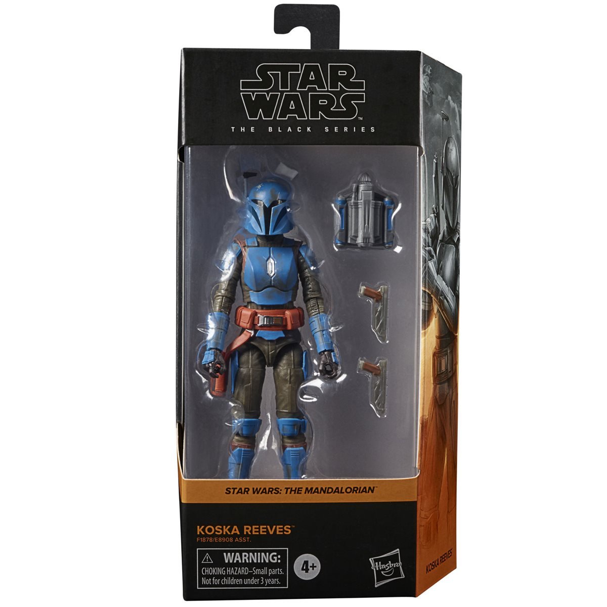 Hasbro Star Wars The Black Series The Mandalorian Koska Reeves figure in box packaging