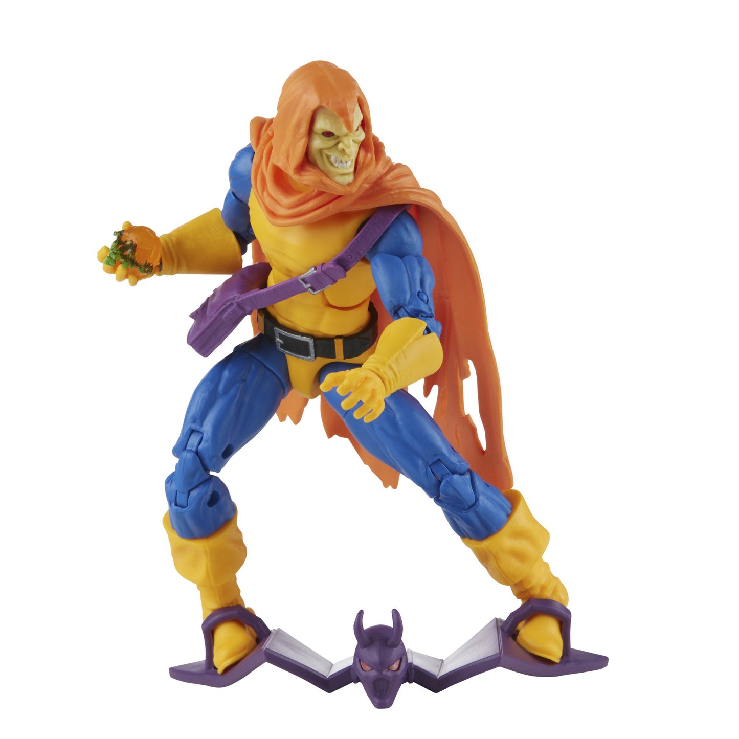 Marvel Legends Series Retro Hobgoblin Roderick Kingsley Figure action pose on goblin glider