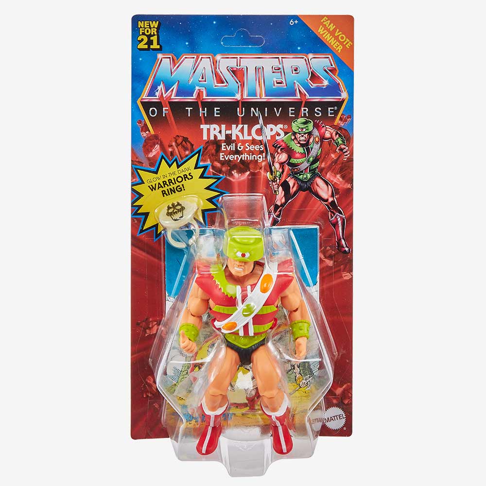 Mattel Creations Masters Of The Universe Origins Fan's Choice Tri-Klops Carded figure in packaging