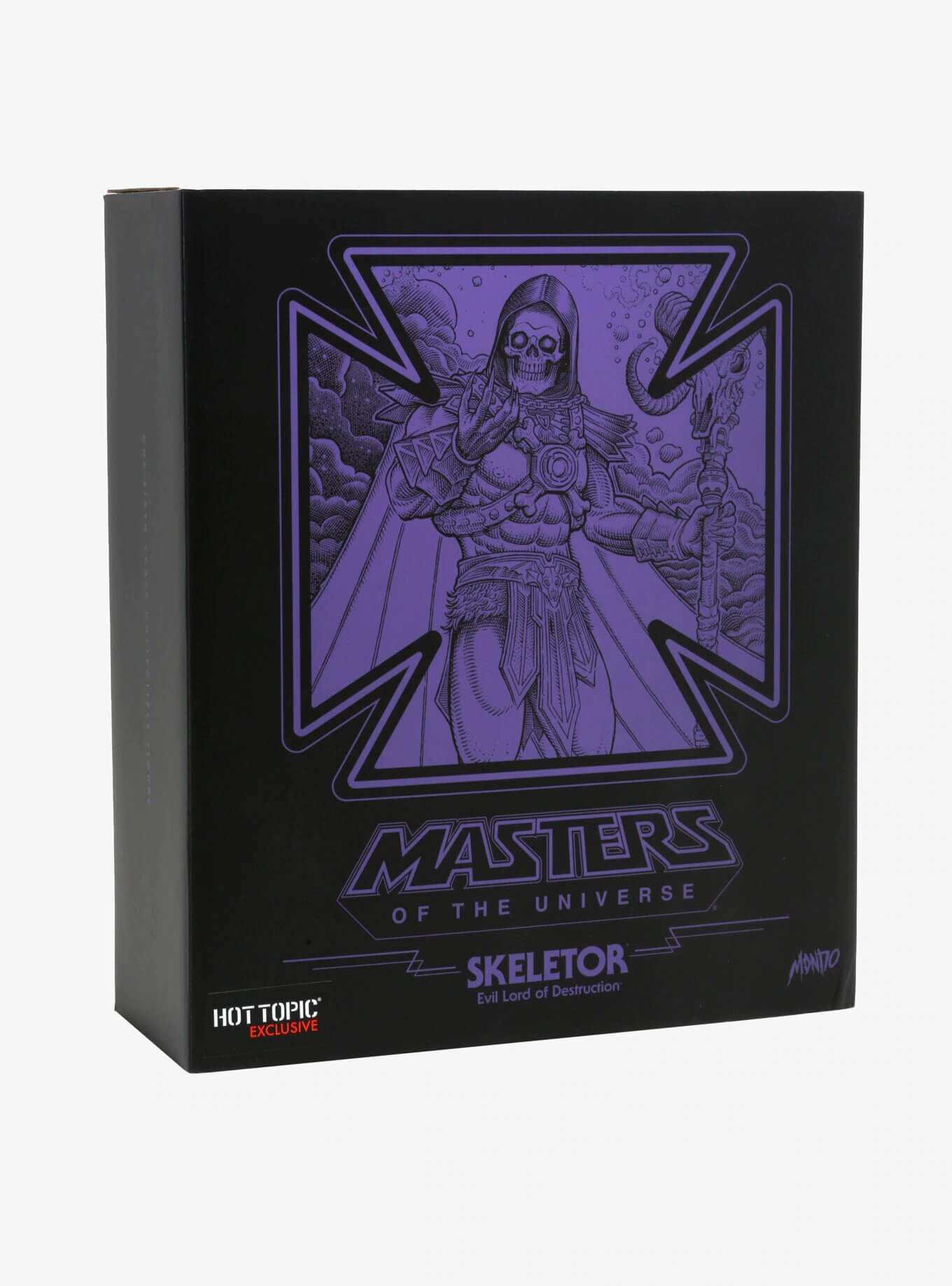 mondo hot topic skeletor snake interior box art