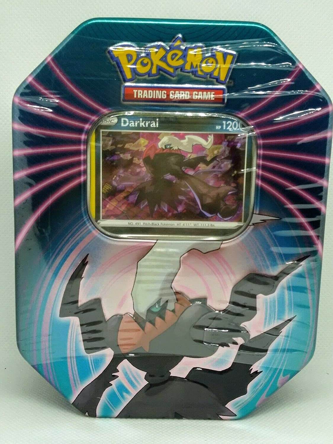 Pokmon TCG: Knockout Tin Darkrai Broke Robot Toys Pokmon TCG: Knockout Tin Darkrai Broke Robot Toys