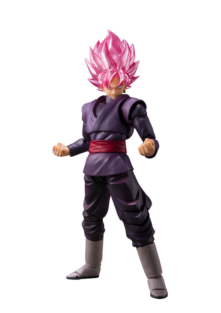 tamashi nations bandai spirits sh figuarts dragon ball super goku black super saiyan rose action figure