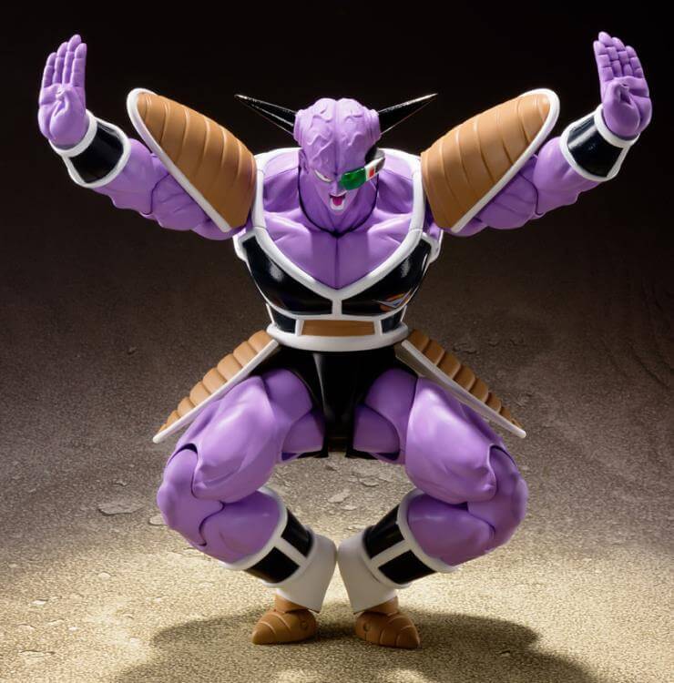 tamashi nations bandai spirits sh figuarts dragon ball z captain ginyu action figure yoga pose