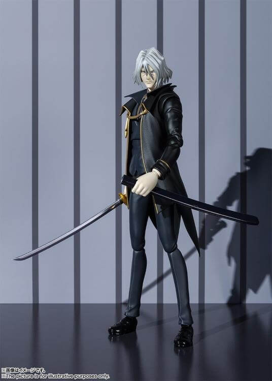 tamashii nations bandai spirits sh figuarts vicious cowboy bebop action figure holding sword