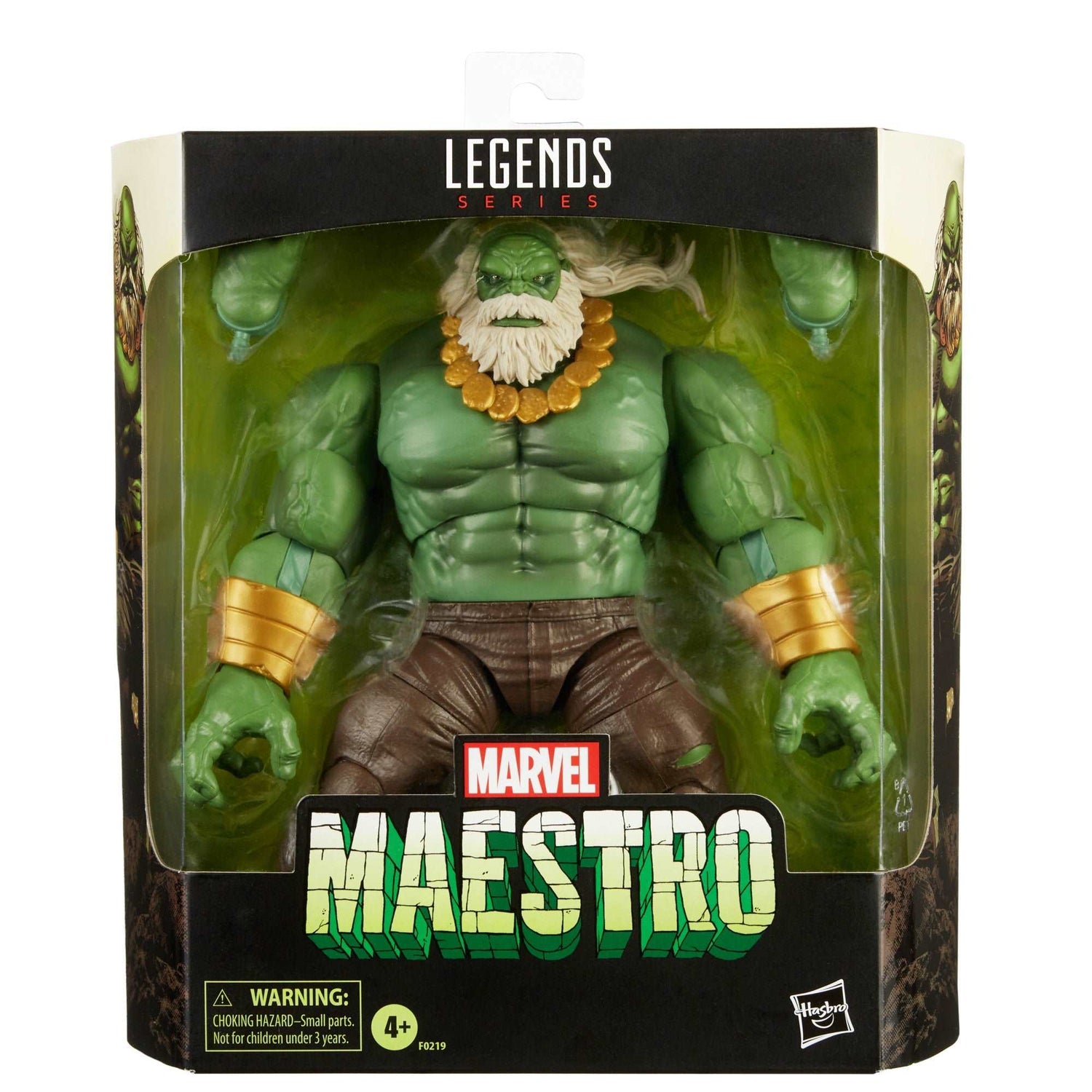 Marvel Legends Deluxe Maestro action figure front of box packaging