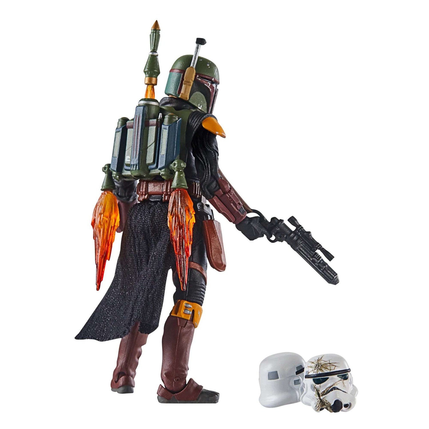 Hasbro Disney Plus Book of Boba Fett Star Wars The Black Series Boba Fett Tatooine action figure with accessories and helmet