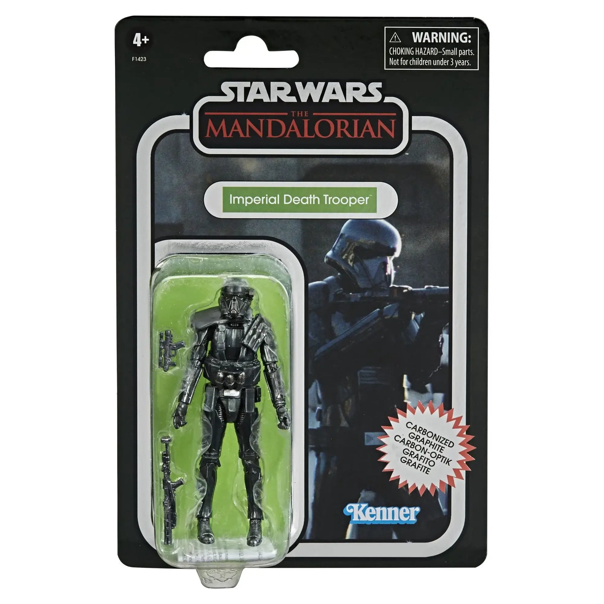 Star Wars The Vintage Collection Carbonized Death Trooper action figure front of packaging