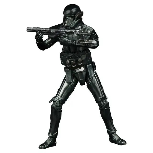 Star Wars The Vintage Collection Carbonized Death Trooper action figure holding blaster rifle