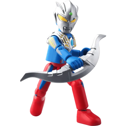 Ultraman Zero toy figure of a superhero character with a sword 