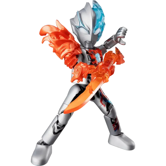 Ultraman Blazar Firdran Armor toy figure with orange and silver design 