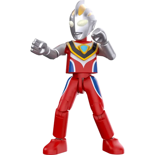 Ultraman Gaia Supreme Version toy figure of a superhero in red and silver costume 
