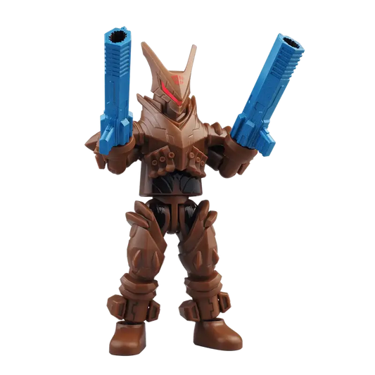 Legionoid Beta robot figure with brown armor and blue weapons