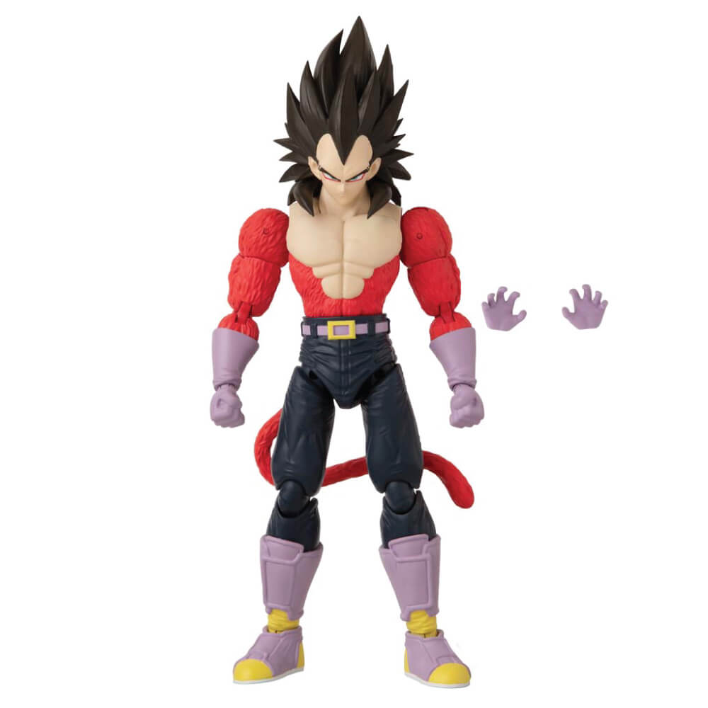 Dragon Ball Super Dragon Stars - Super Saiyan 4 Vegeta action figure with accessories