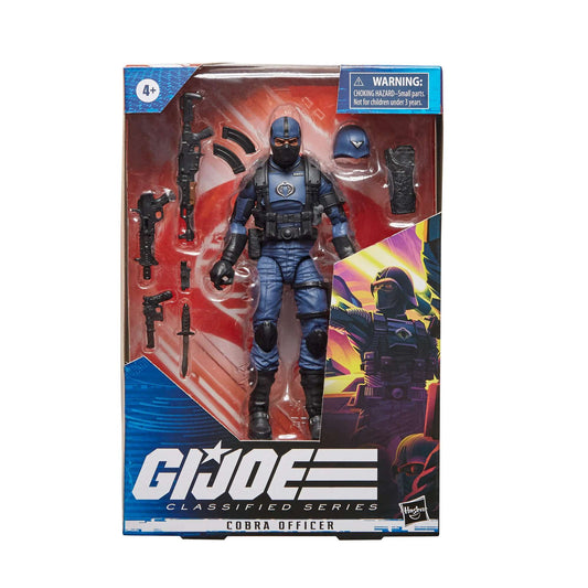 Hasbro G.I. Joe Classified Series Cobra Officer action figure in packaging