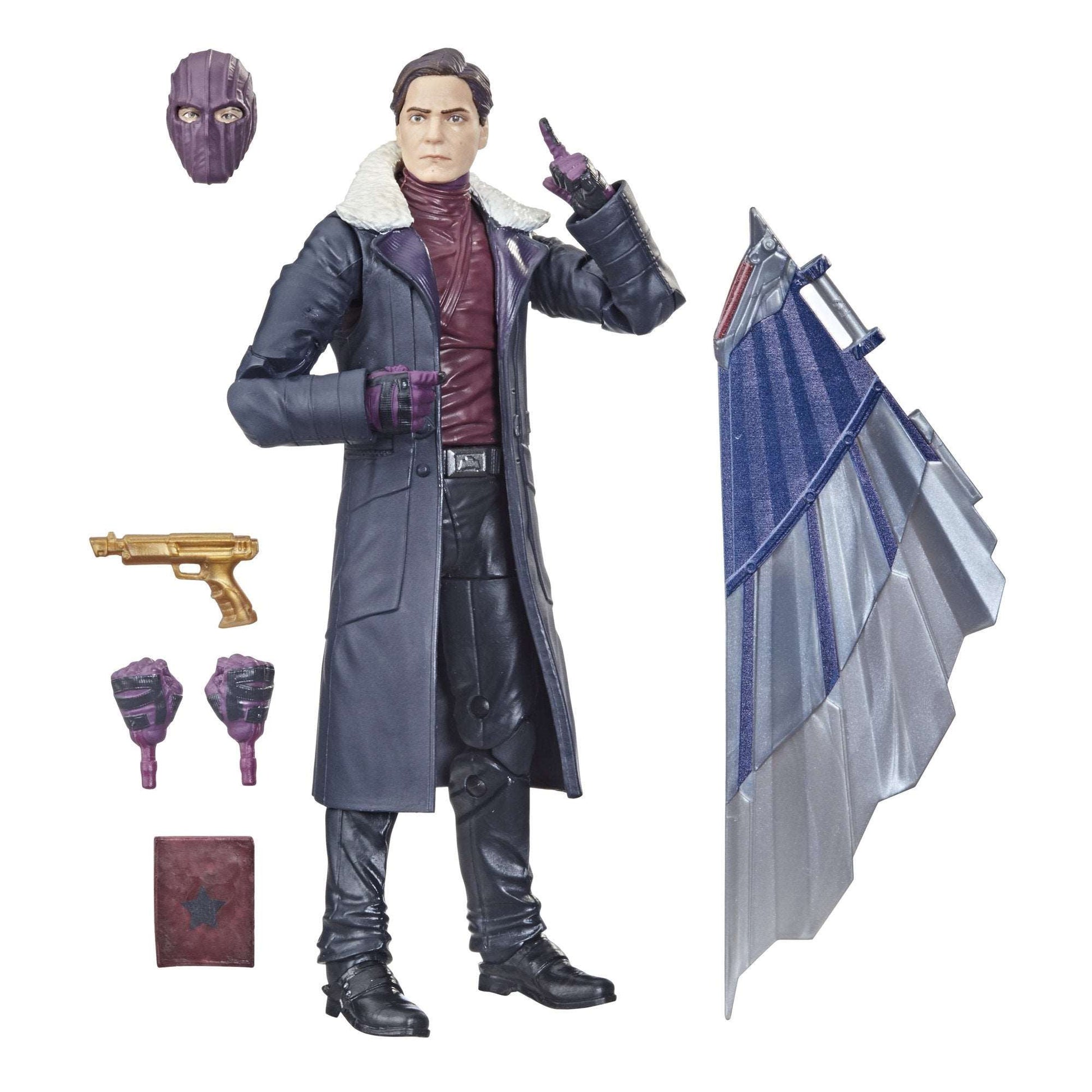 Hasbro Marvel Legends Series Disney+ Avengers Falcon and the Winter Soldier Baron Zemo figure and accessories
