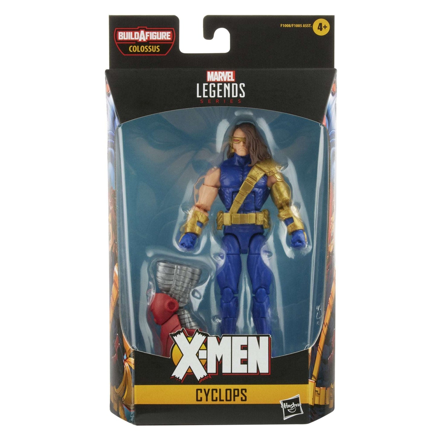 Hasbro Marvel Legends Series X-men Age of Apocalypse Cyclops figure in packaging front of box