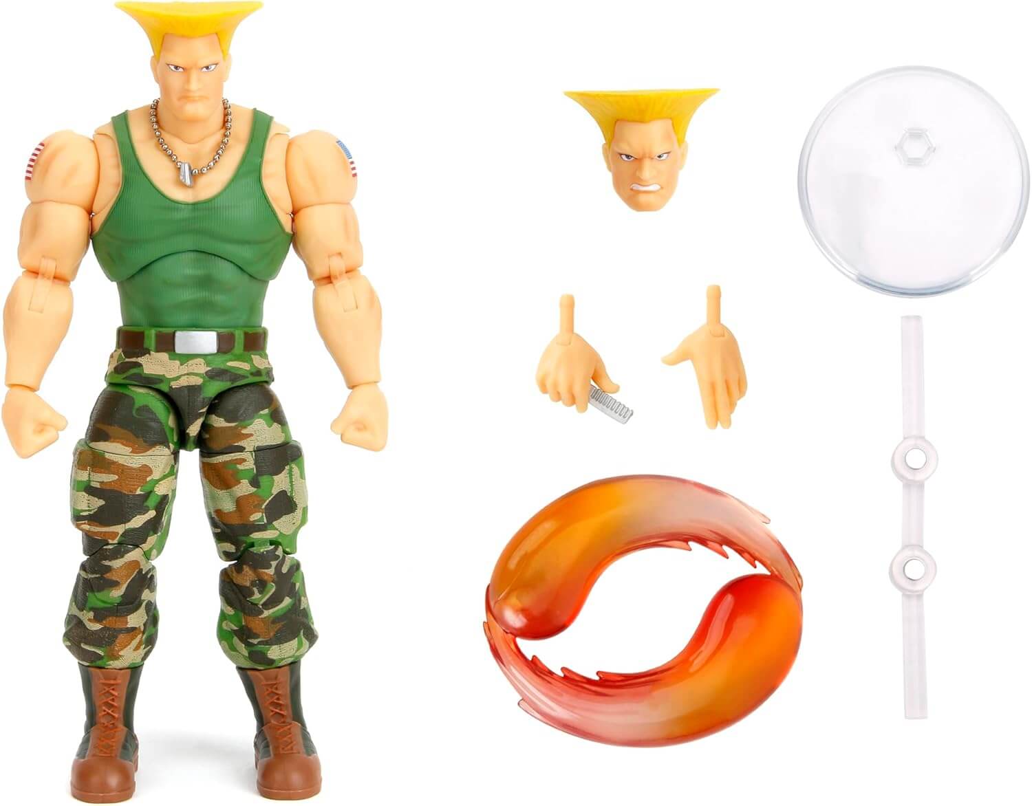 jada toys ultra street fighter 2 the final challengers guile action figure with accessories