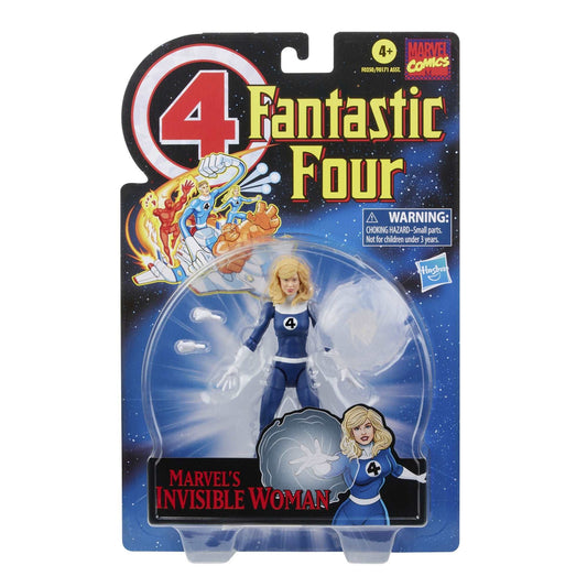 Marvel Legends Series Retro Invisible Woman packaging