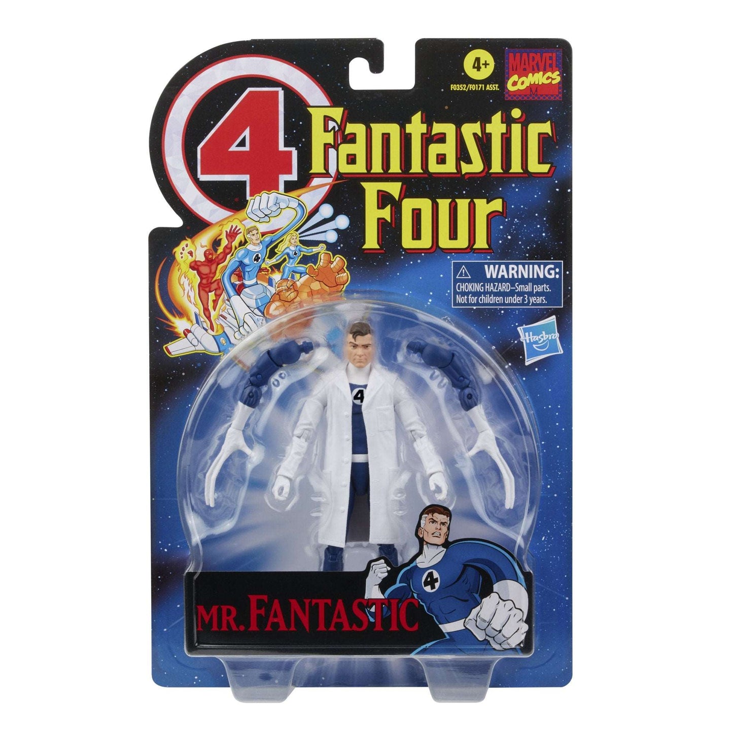 Marvel Legends Series Retro Mr. Fantastic packaging
