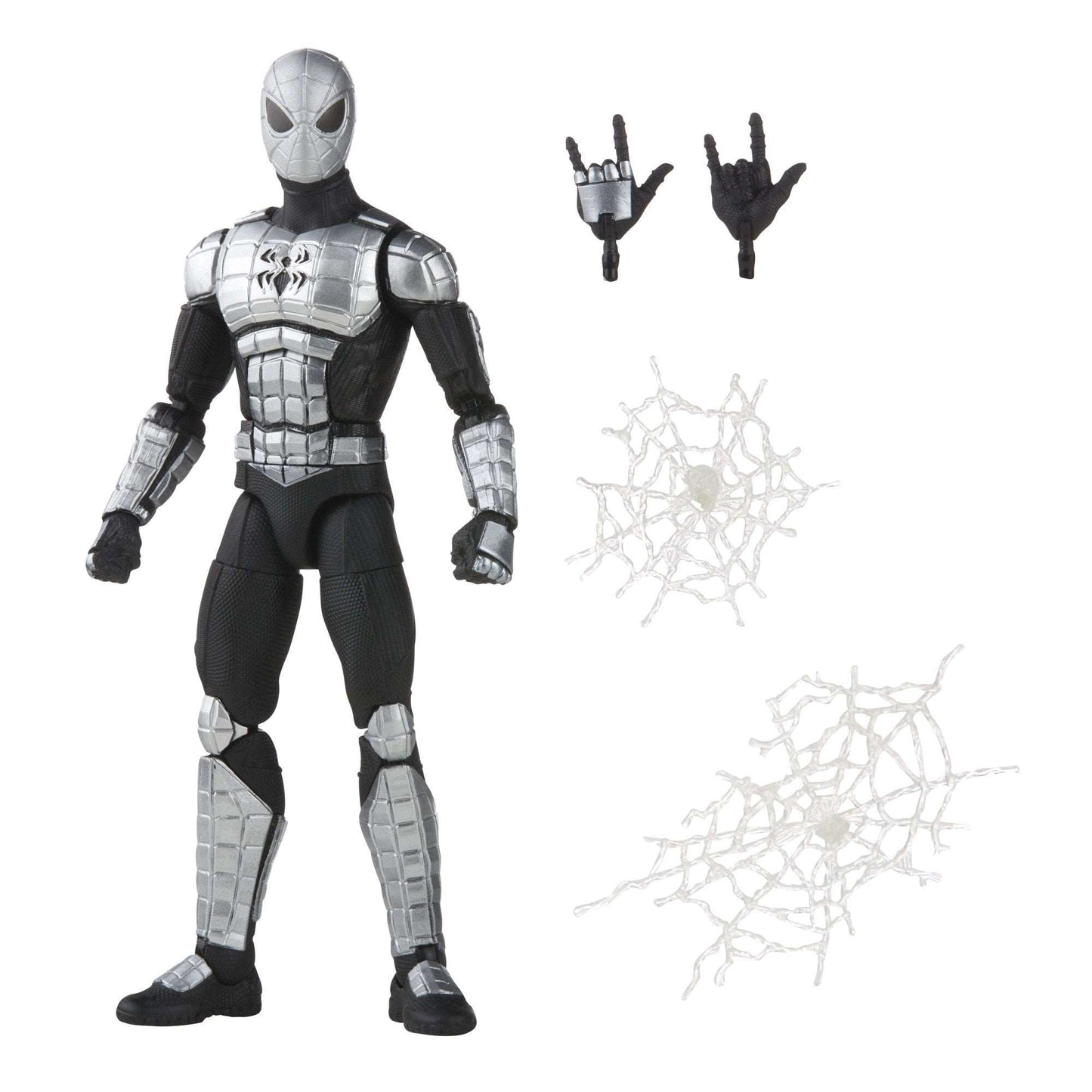 Marvel Legends Series Retro Spider-Armor MK1 Spider-Man Peter Parker Figure and accessories