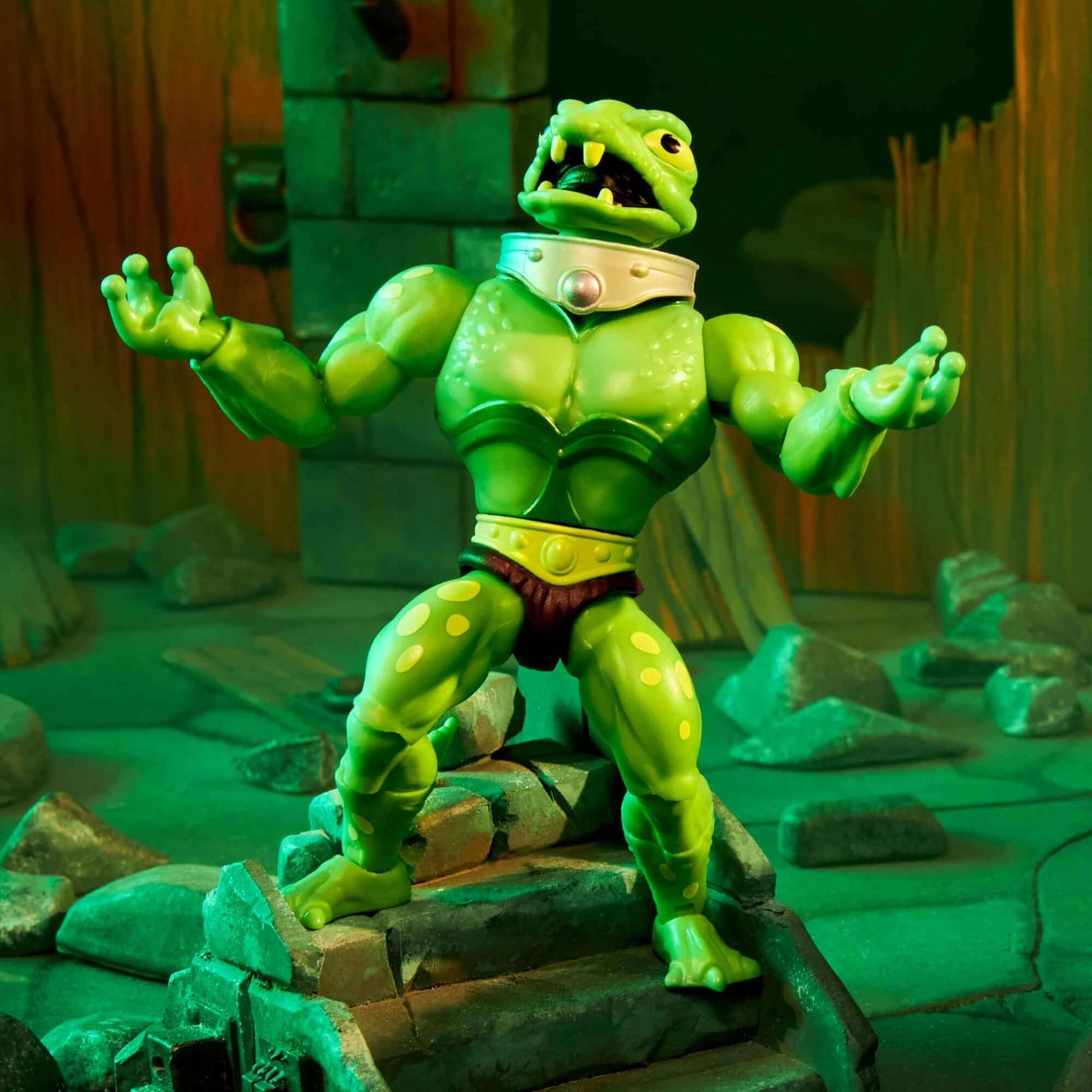 masters of the universe origins frog monger action figure