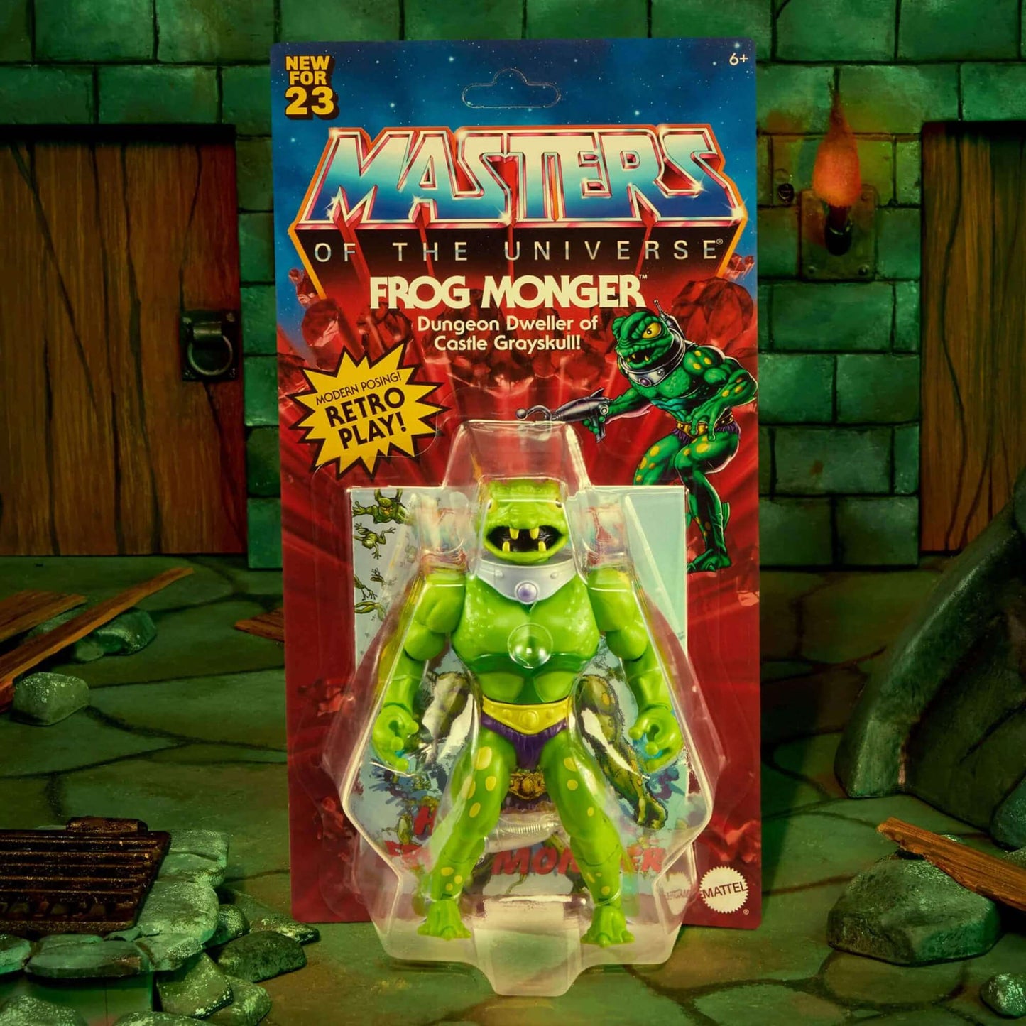masters of the universe origins frog monger action figure front of package